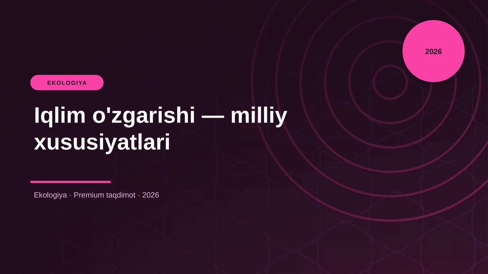 Iqlim o'zgarishi — milliy xususiyatlari