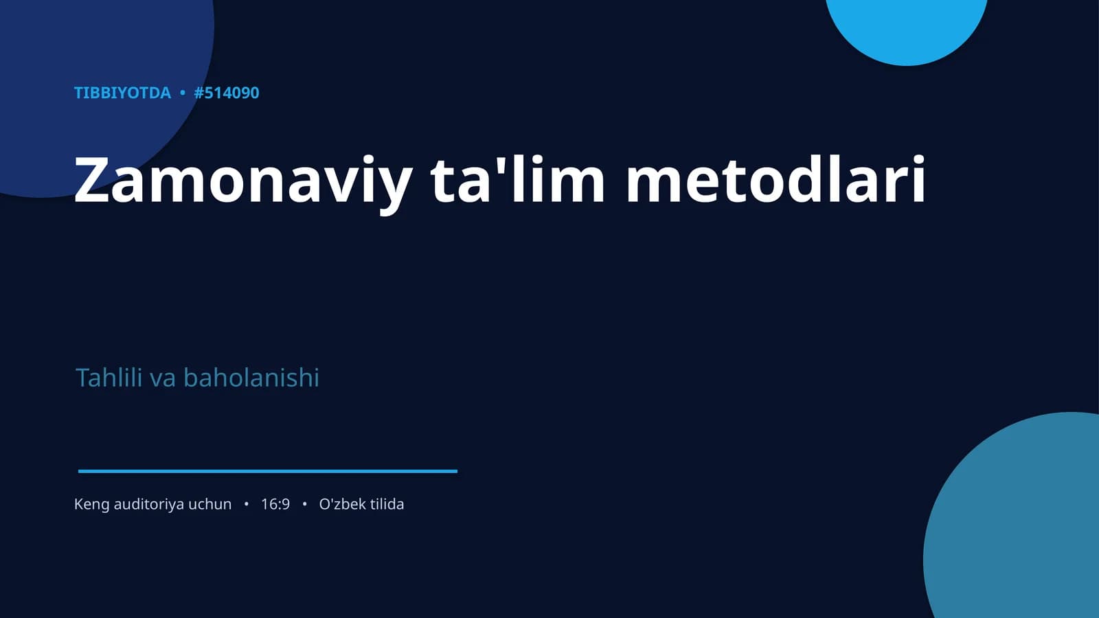 Zamonaviy ta'lim metodlari
