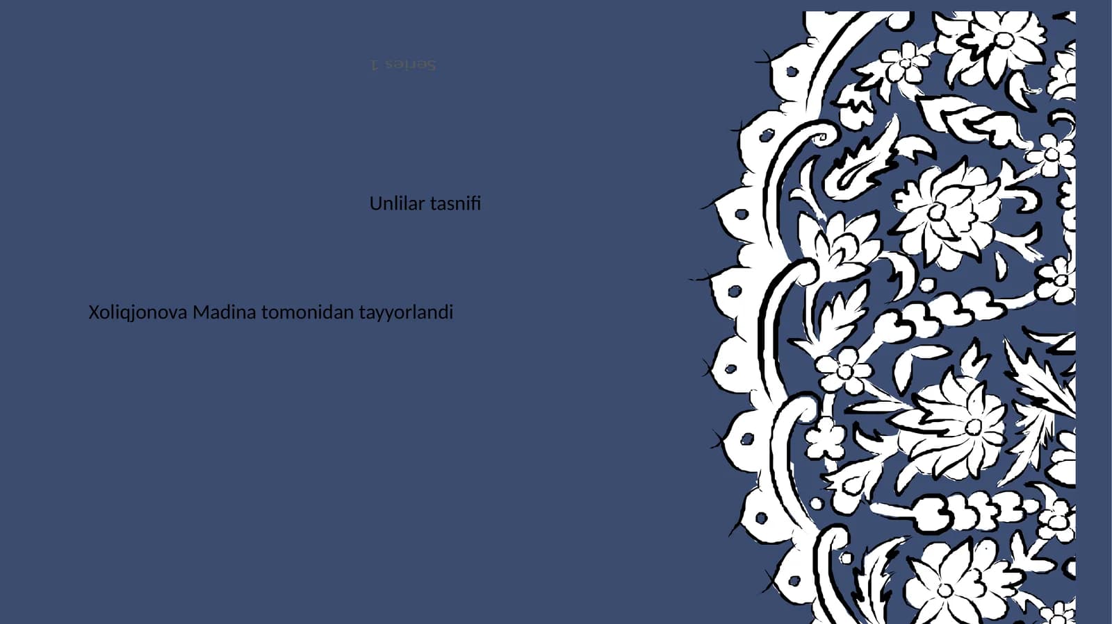 Unlilar tasnifi