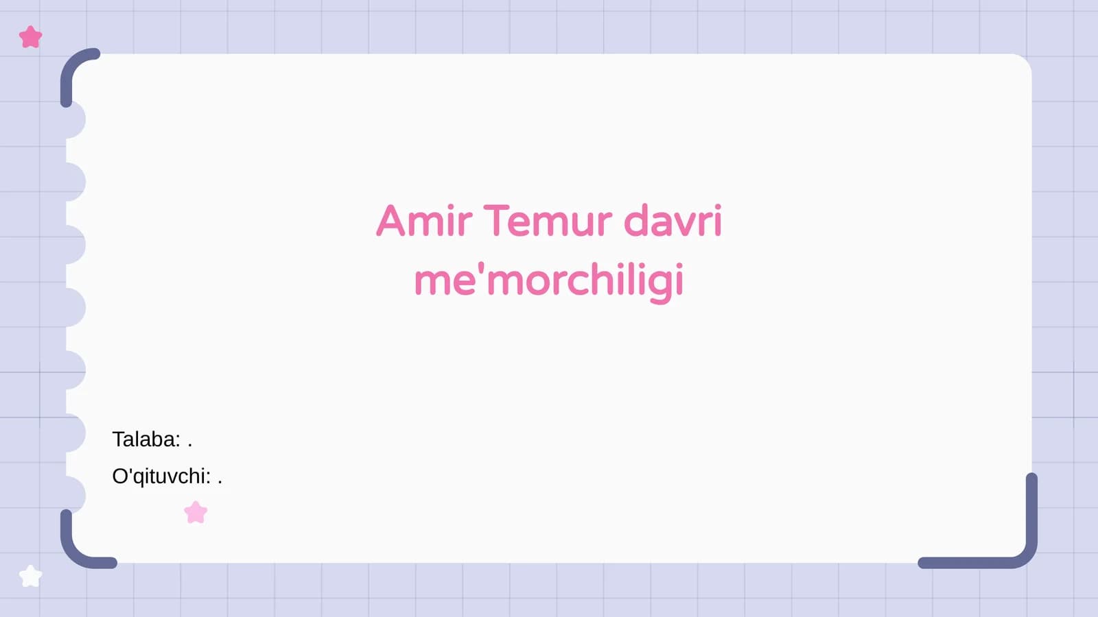 Amir Temur davri me'morchiligi