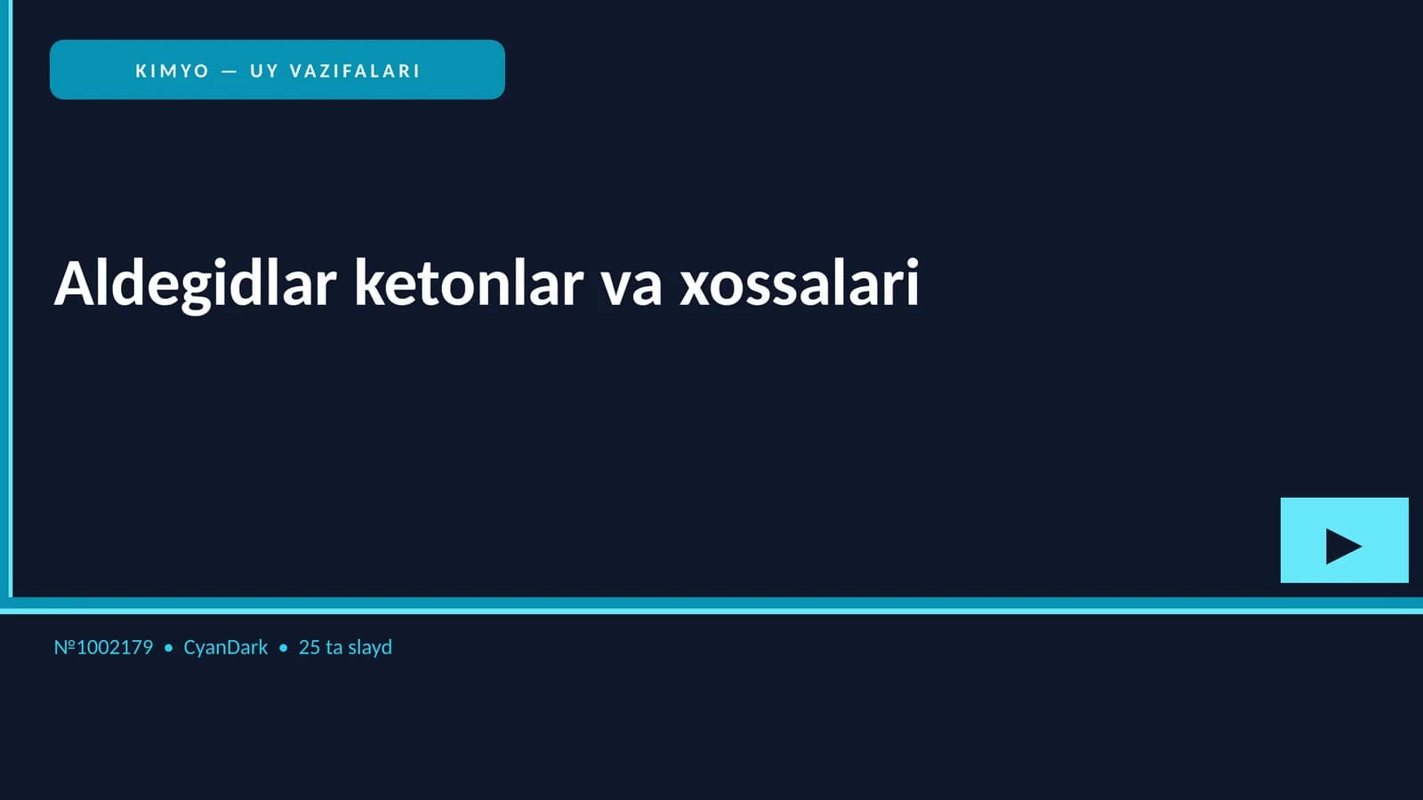 Aldegidlar ketonlar va xossalari