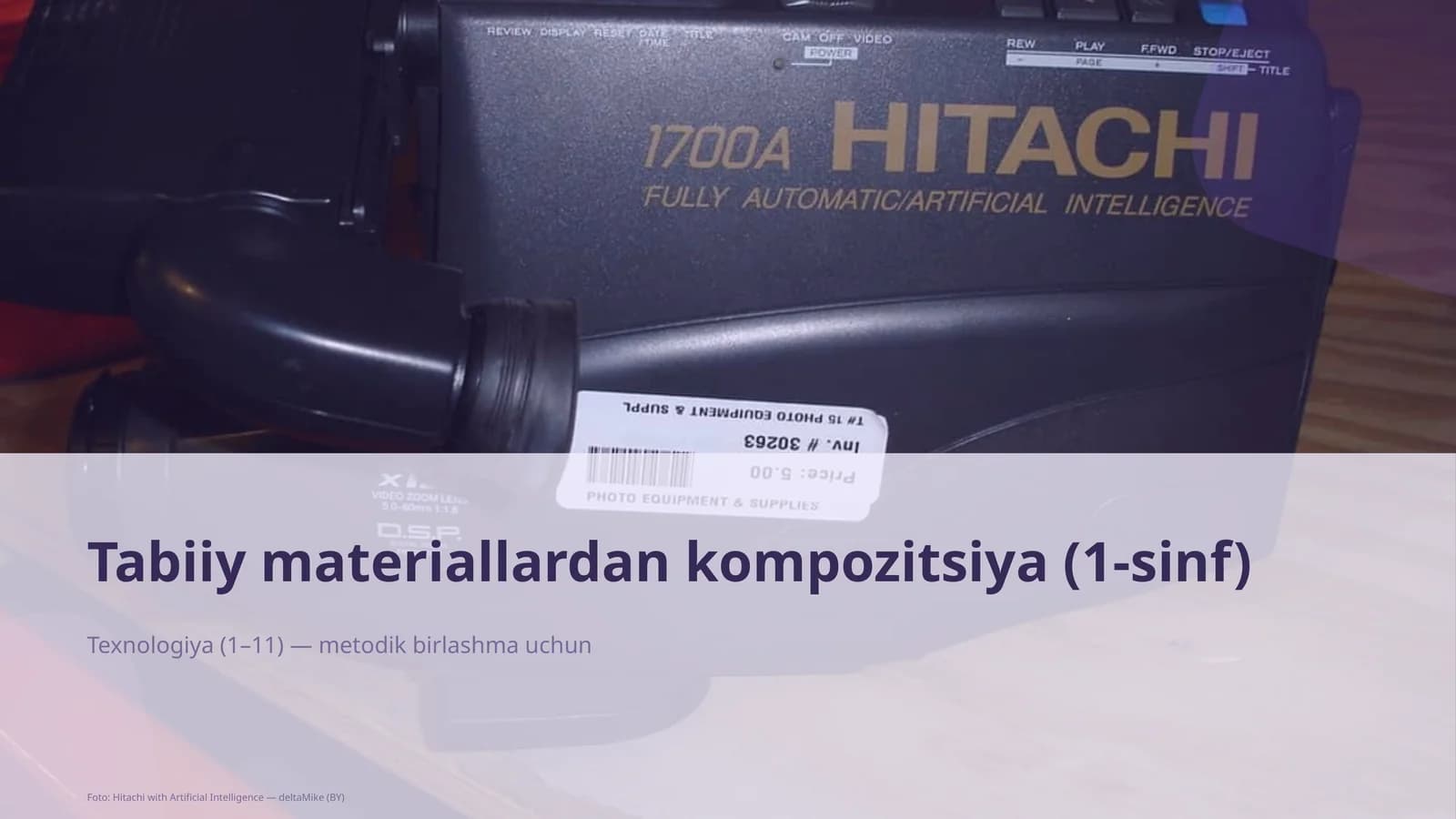 Tabiiy materiallardan kompozitsiya (1-sinf)