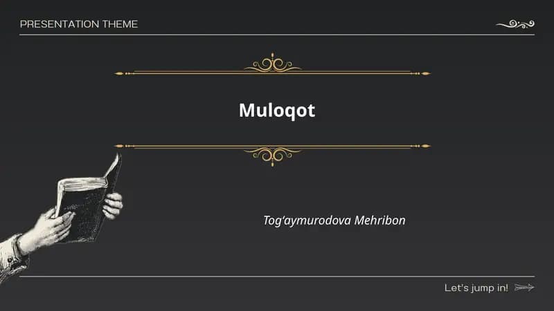 Ogʻzaki muloqot