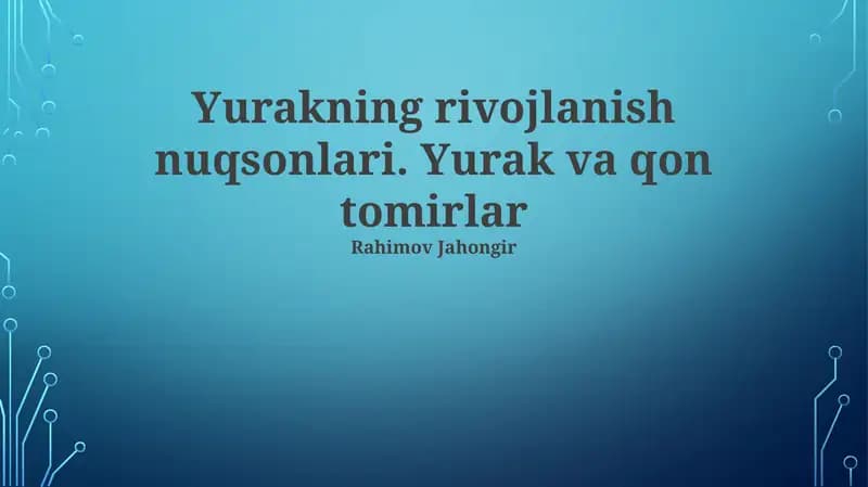Fallot tetralogiyasi