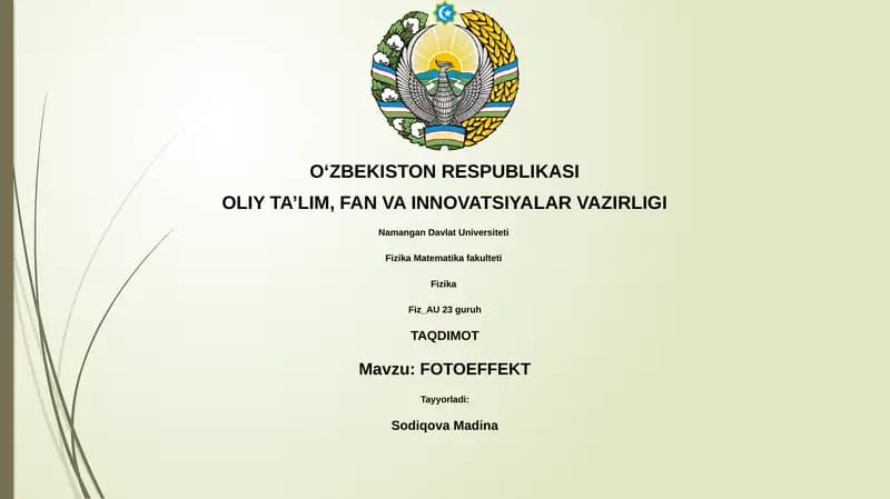 FOTOEFFEKT