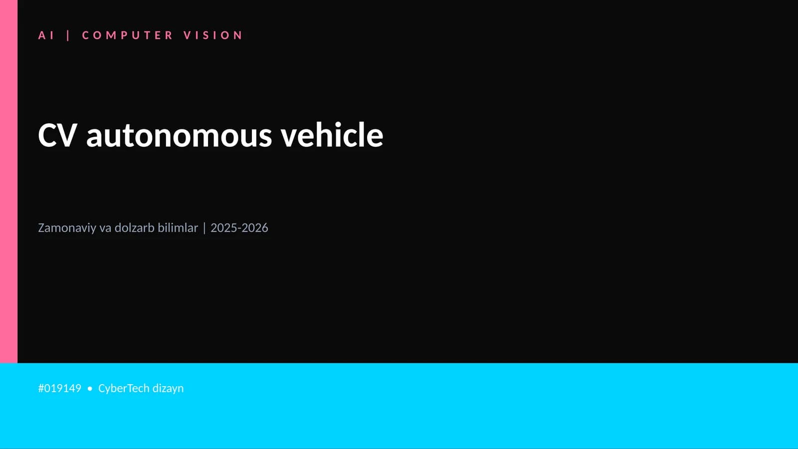 CV autonomous vehicle