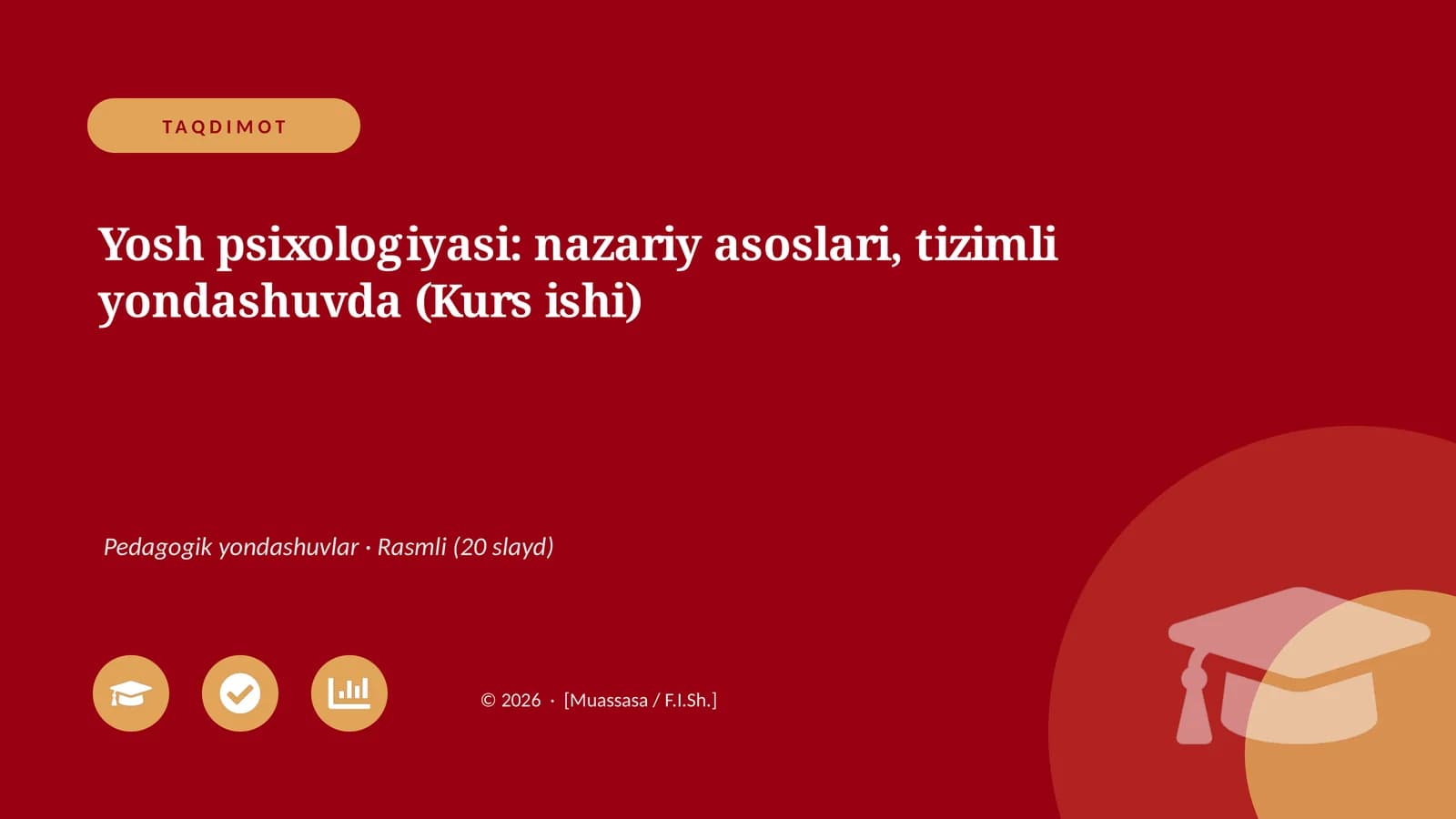 Yosh psixologiyasi: nazariy asoslari, tizimli yondashuvda (Kurs ishi)