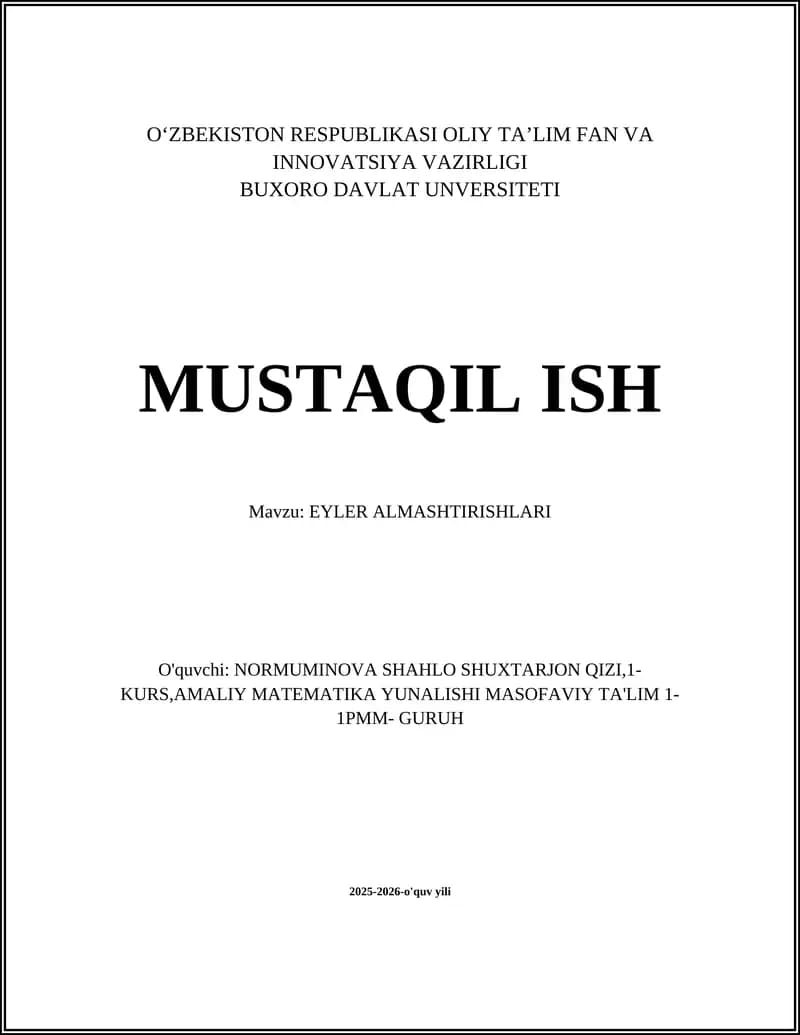 EYLER ALMASHTIRISHLARI