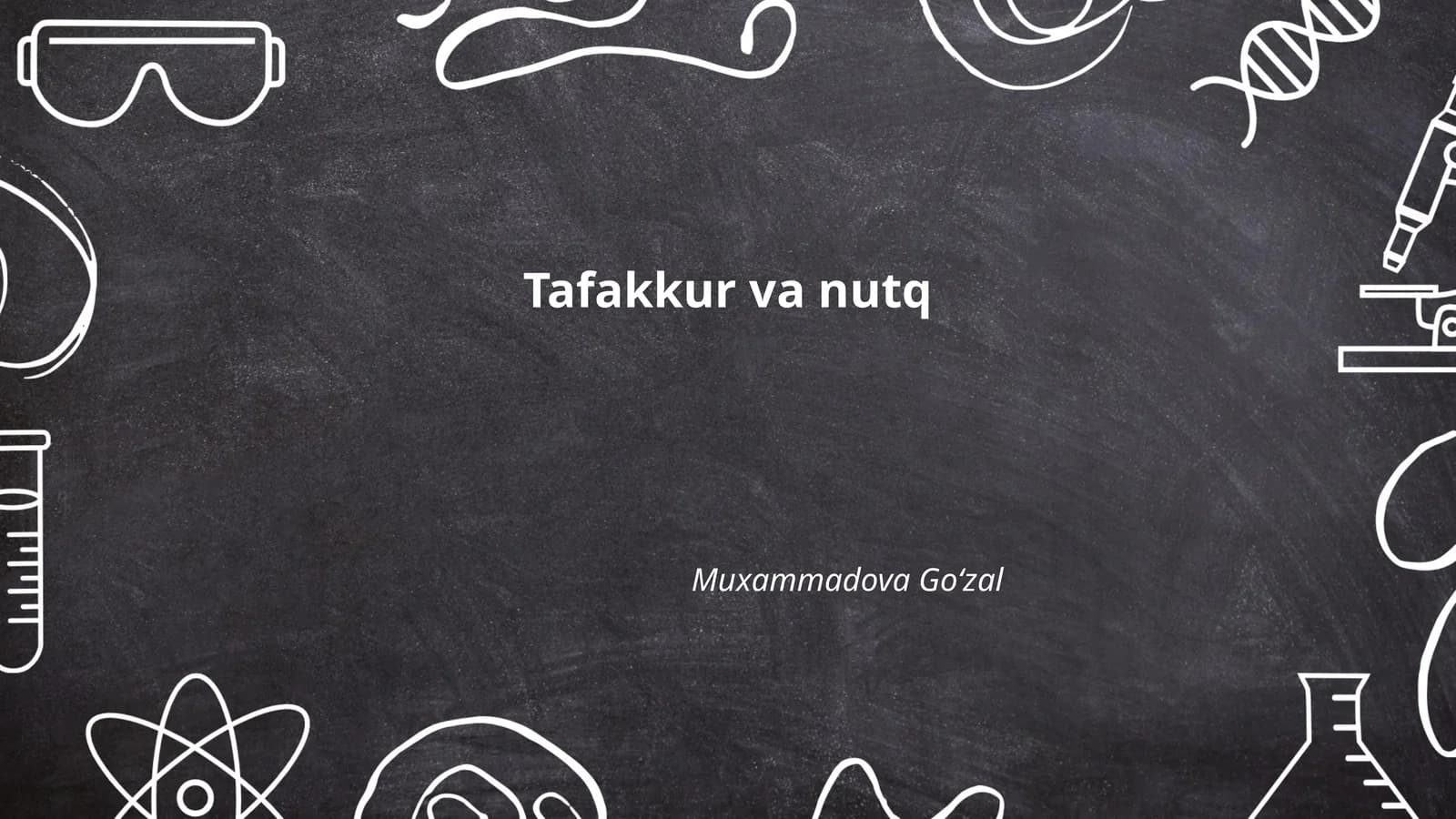 Tafakkur va nutq