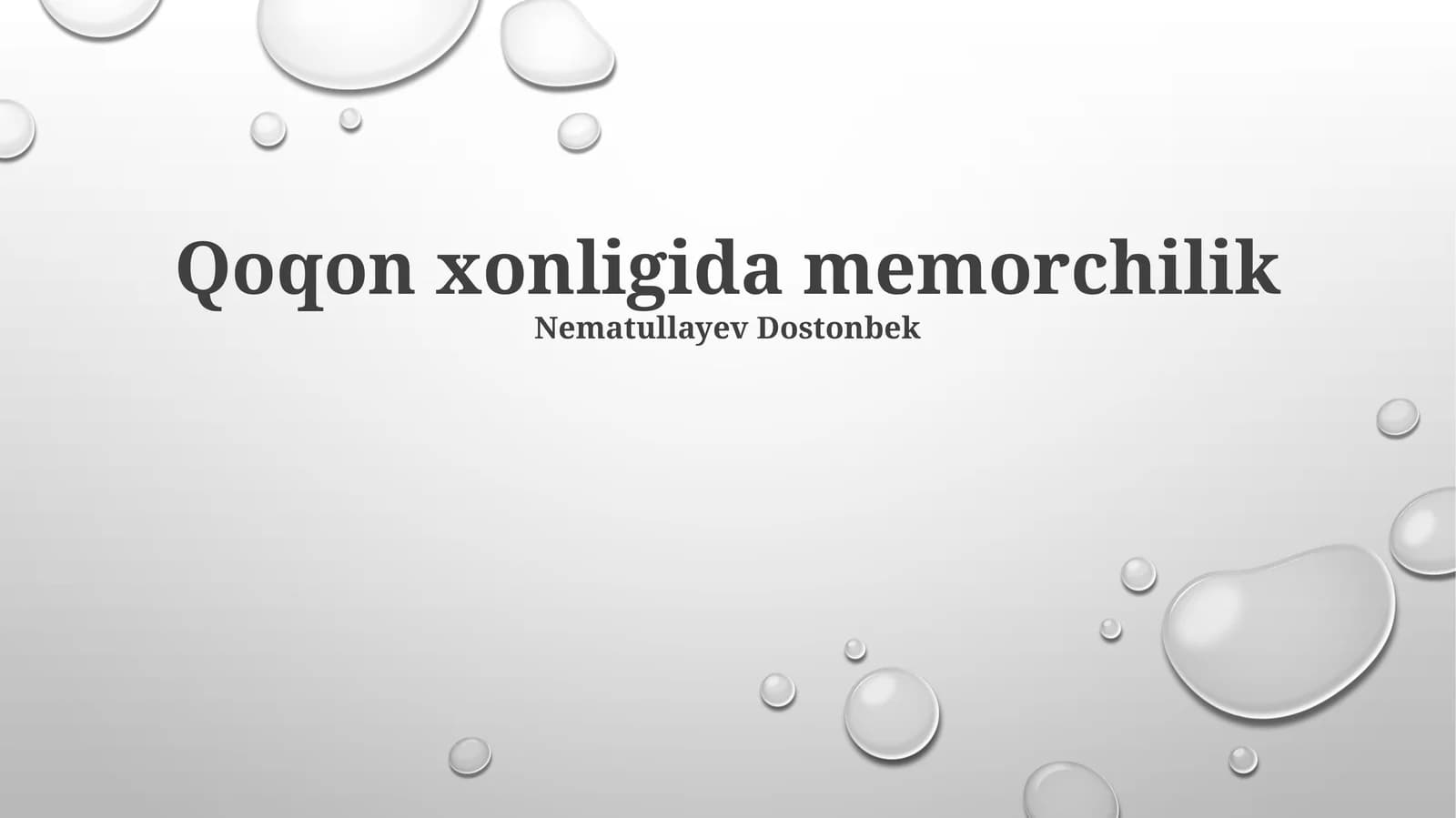 Qo‘qon xonligida memorchilik