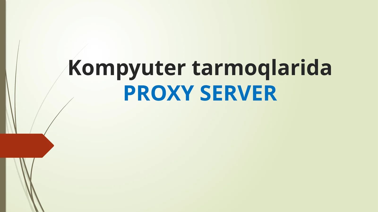 Proxy server