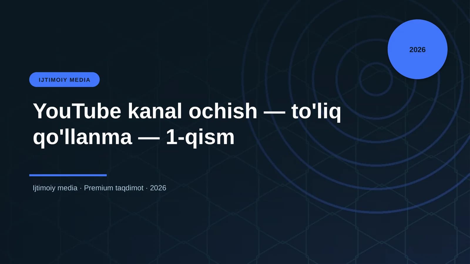 IJTIMOIY MEDIA