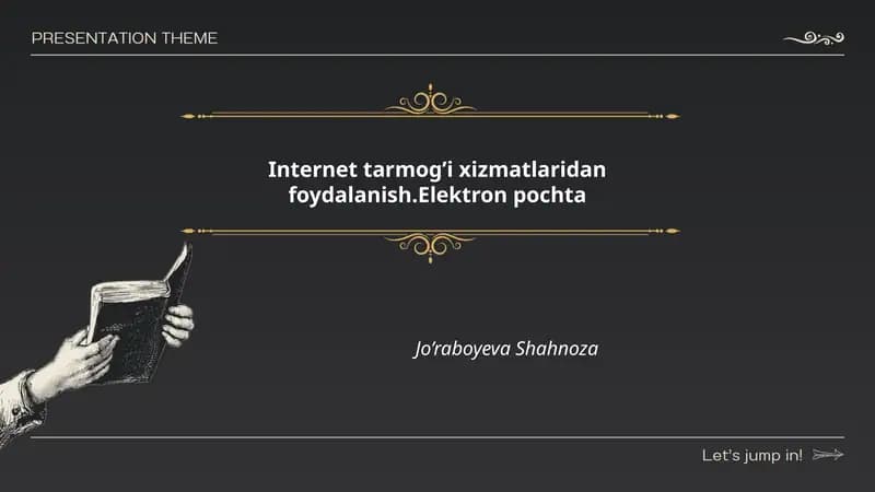 Elektron pochta xizmatlari