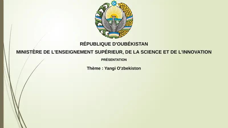 Ouzbékistan Nouveau