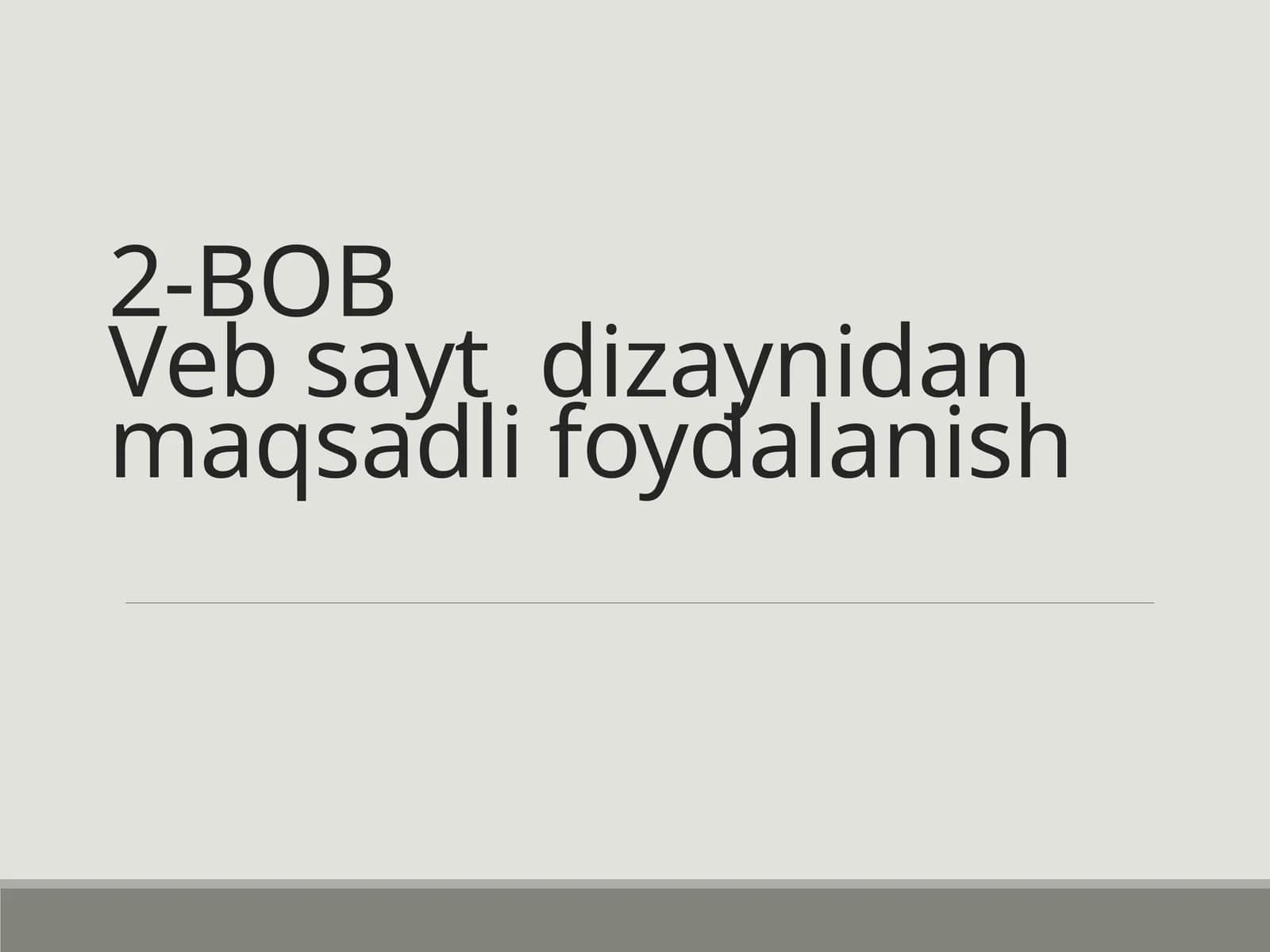 HTML nima
