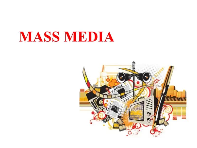 MASS MEDIA