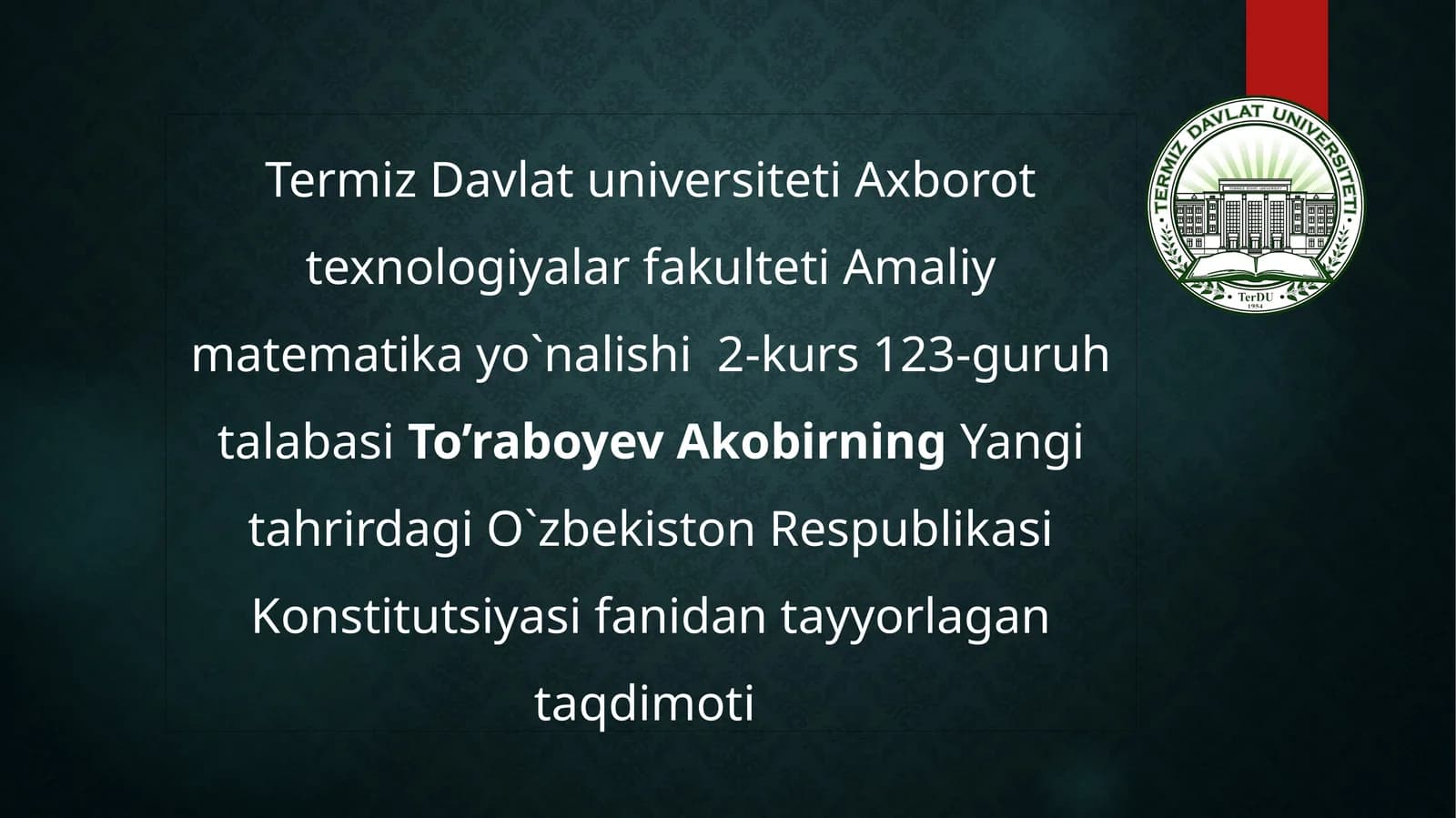 Mahalliy davlat hokimiyati organlari tizimi va vazifasi