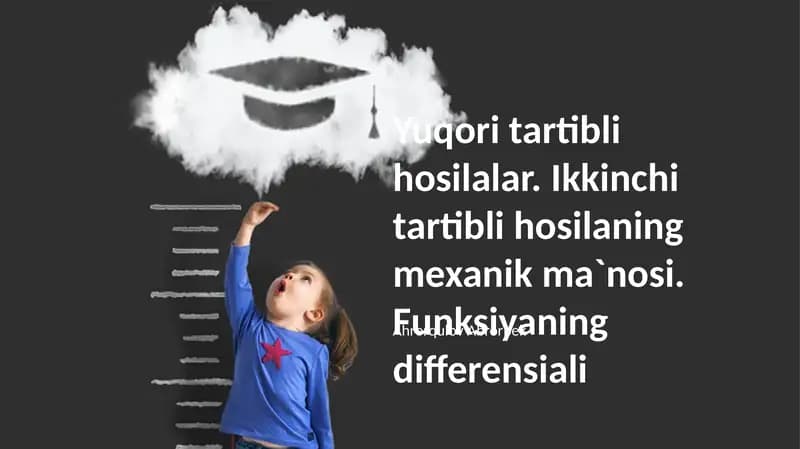 Funktsiyaning Differensiali