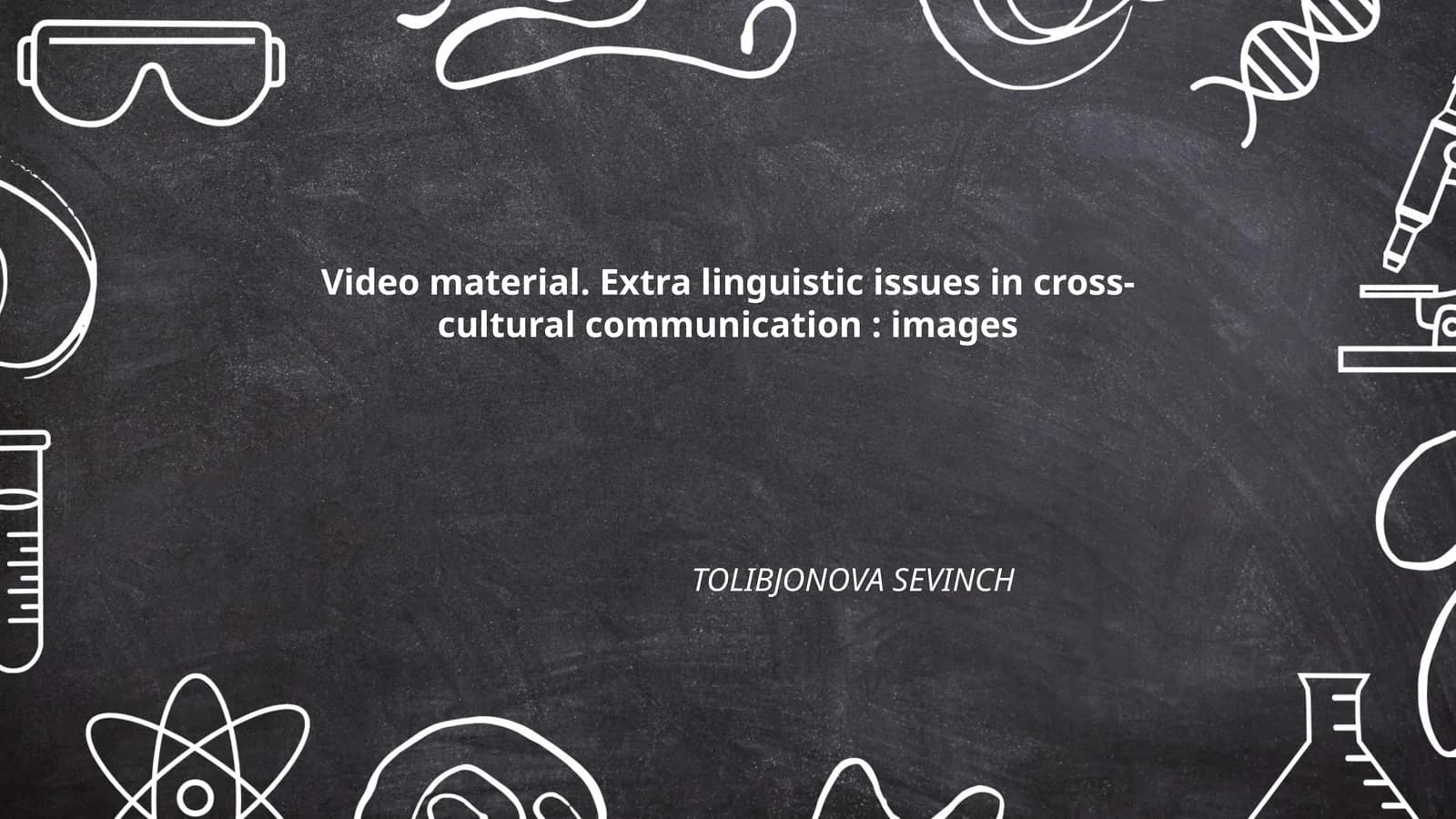 Extra linguistic issues in cross-cultural communication: images