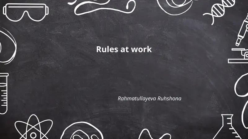Workplace Dress Code