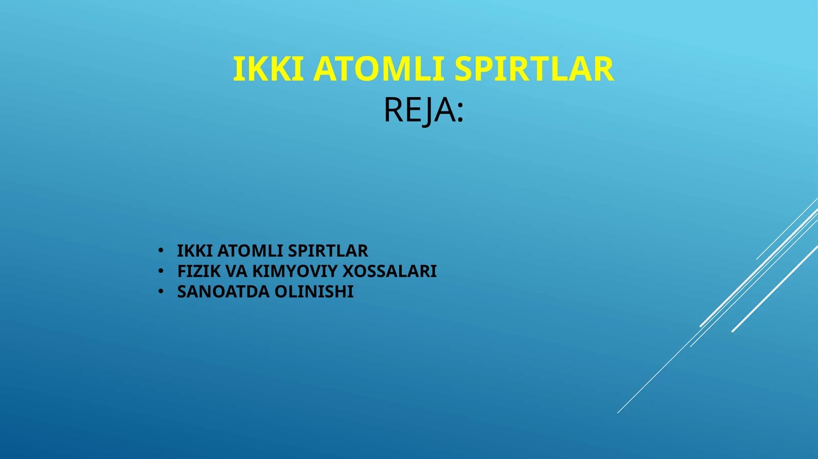 Ikki atomli spirtlar
