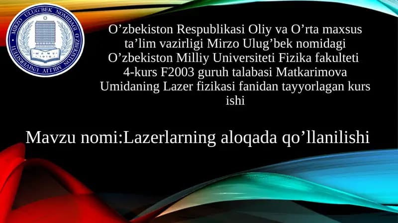 Lazer fizikasi