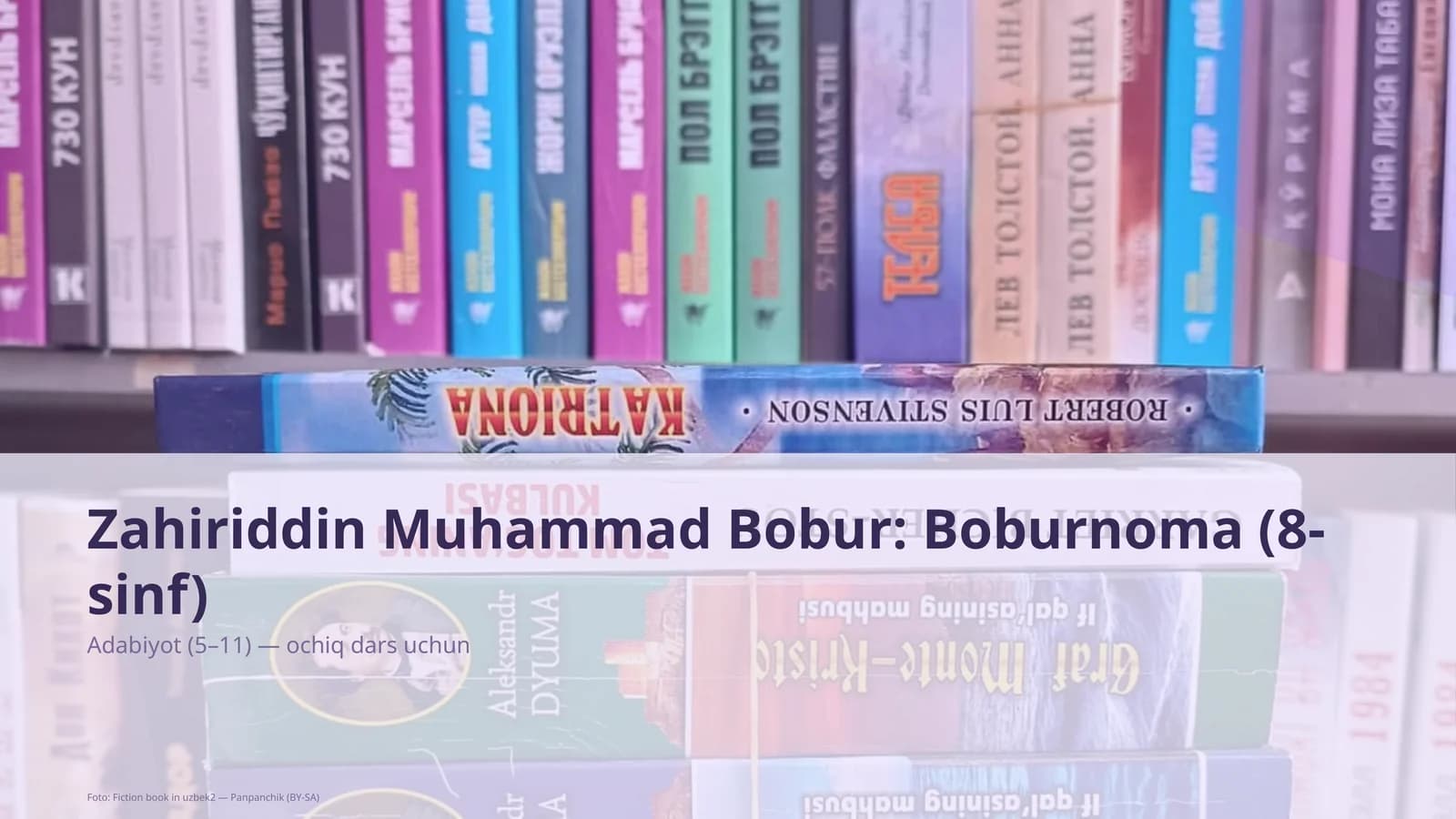 Boburnoma (8-sinf)