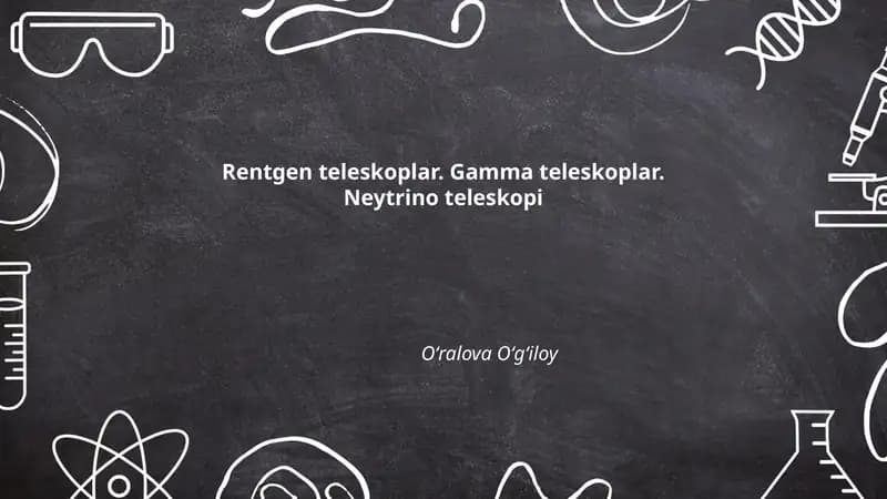 Rentgen teleskoplar