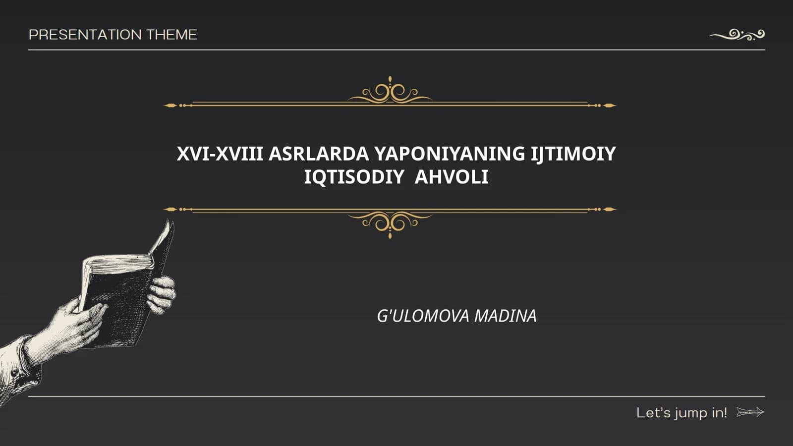 XVI-XVIII ASRLARDA YAPONIYANING IJTIMOIY IQTISODIY AHVOLI