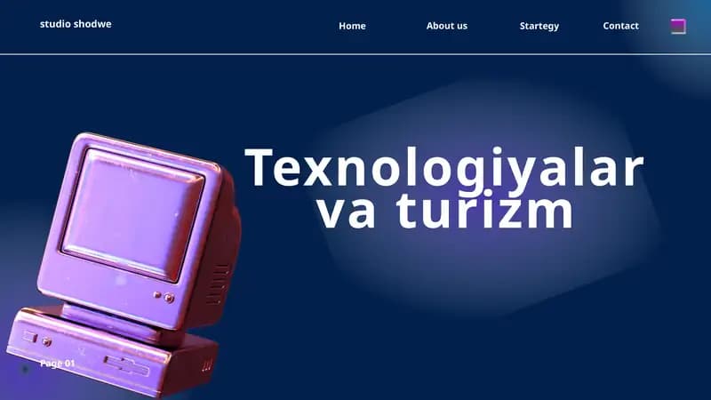 Texnologiyalar va turizm