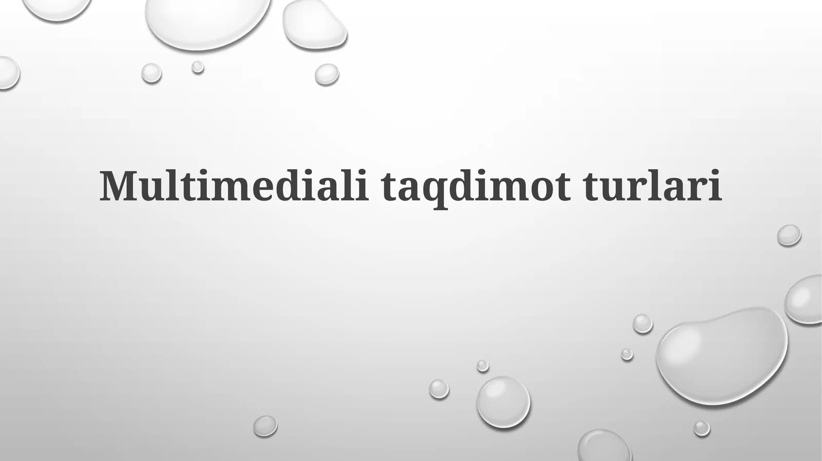 Multimedia taqdimotturlari
