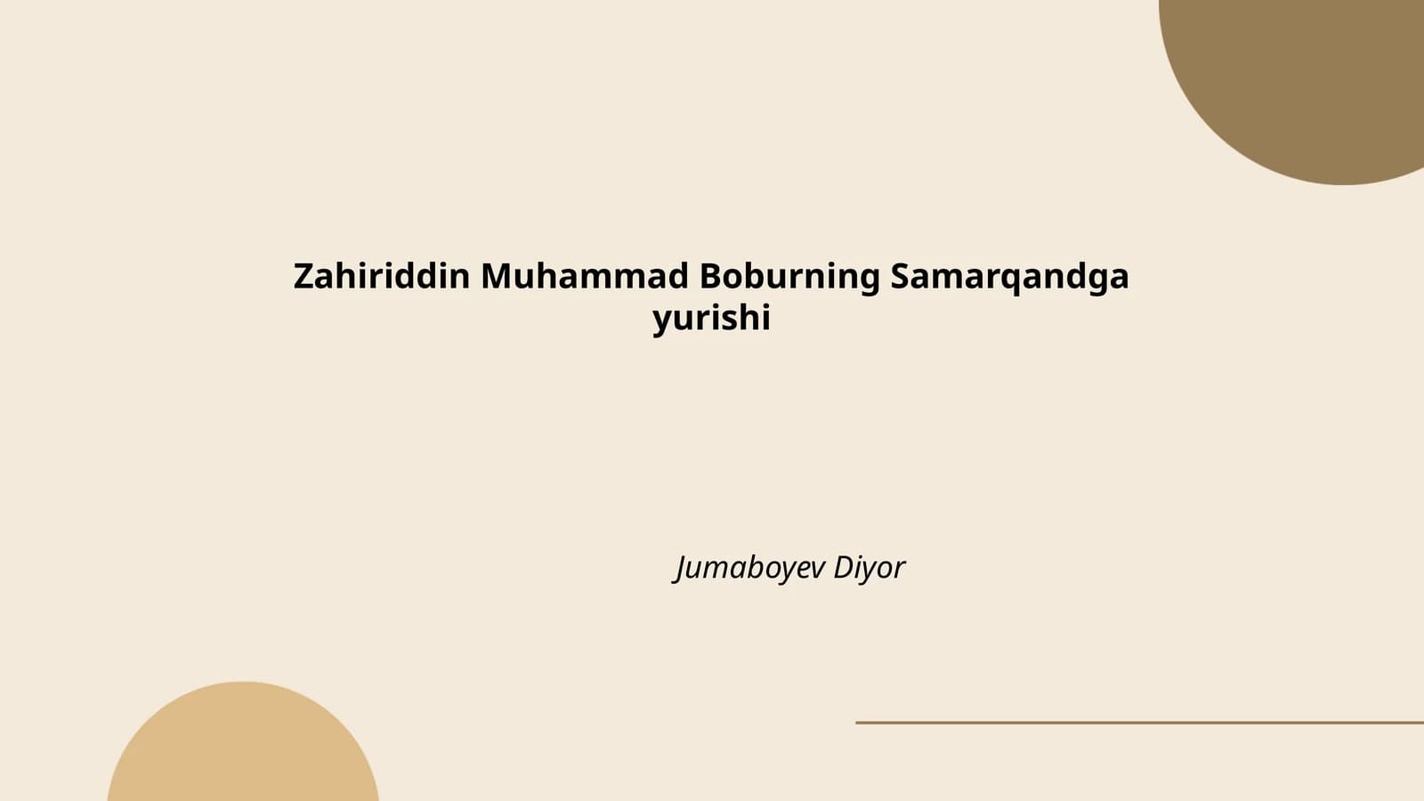 Boburning Samarqandni qo‘lga kiritishi