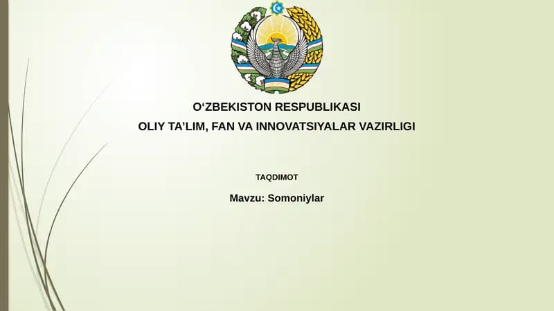 Somoniylar