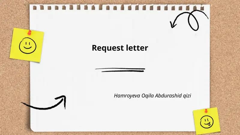 Request Letter Structure