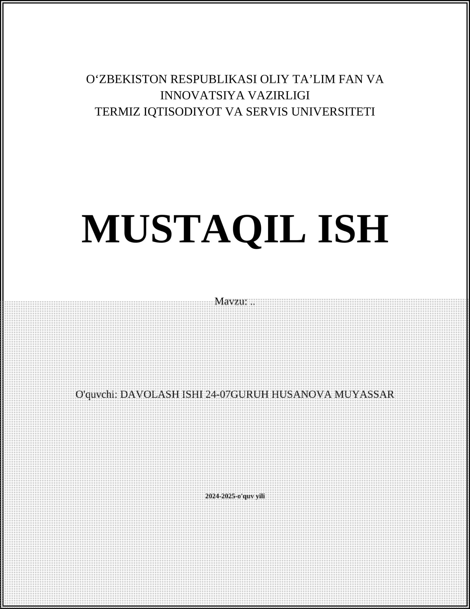 O'zbekiston tarixi