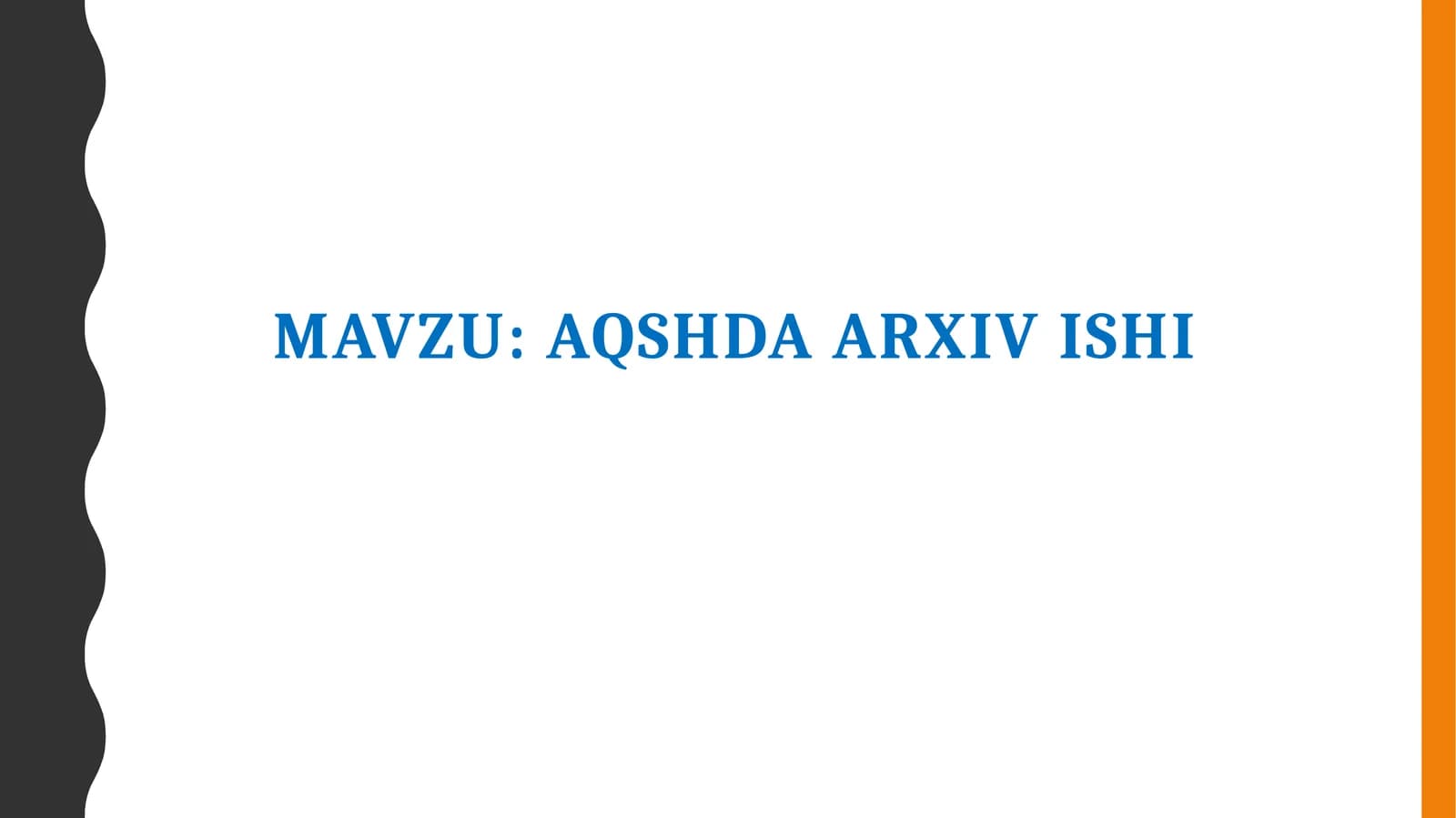 AQShda arxiv ishi