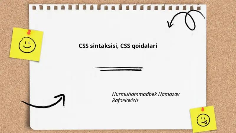 CSS sintaksisi