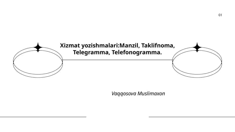 Manzil yozish qoidalari