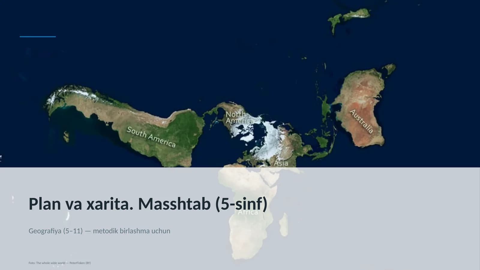 Plan va xarita. Masshtab (5-sinf)