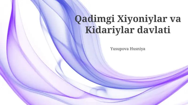 Xion va Kidaritlar Davlati