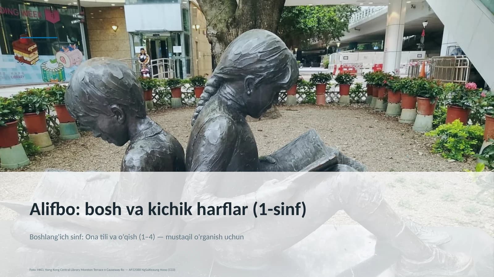 Alifbo: bosh va kichik harflar (1-sinf)