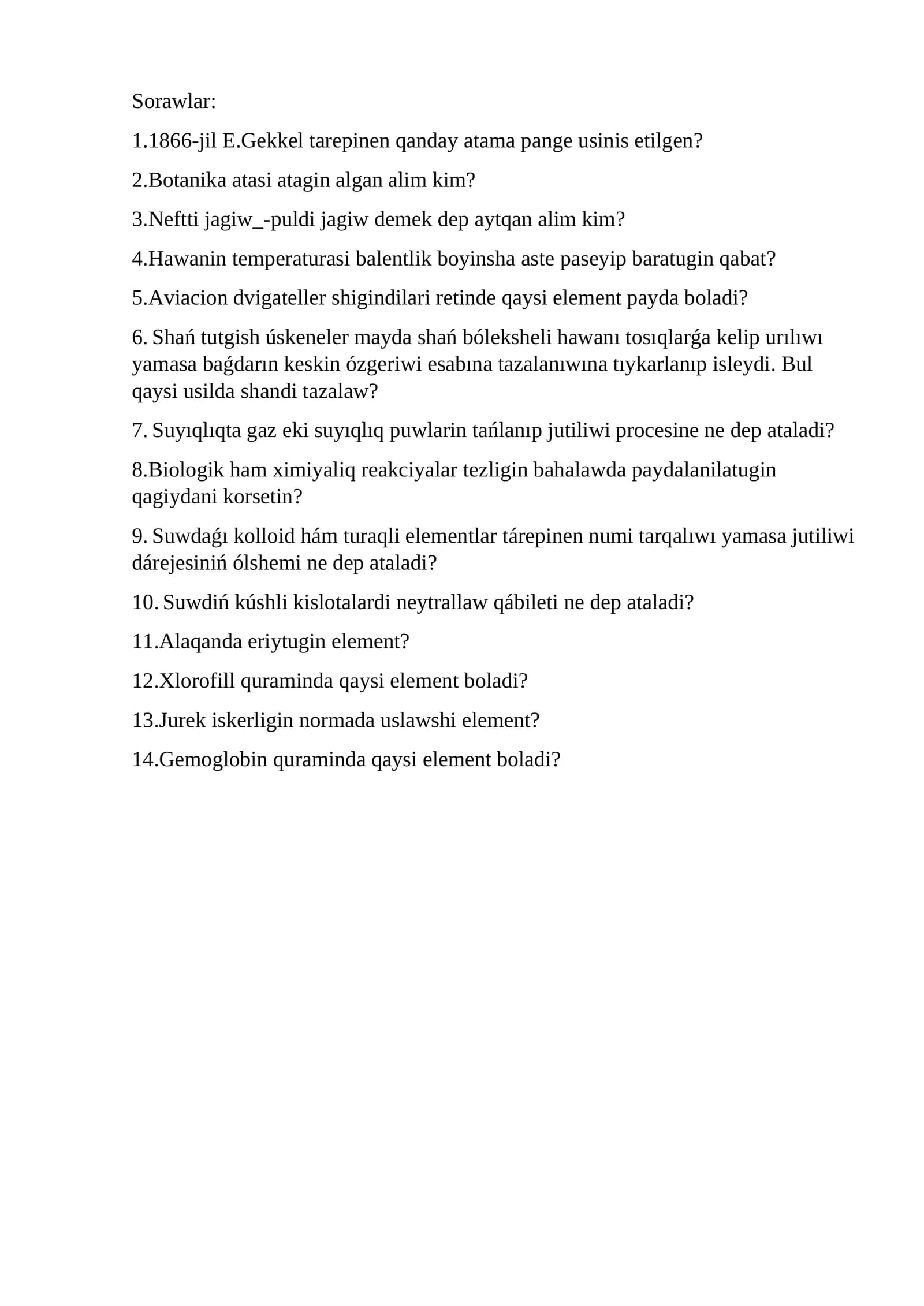 Sorawlar