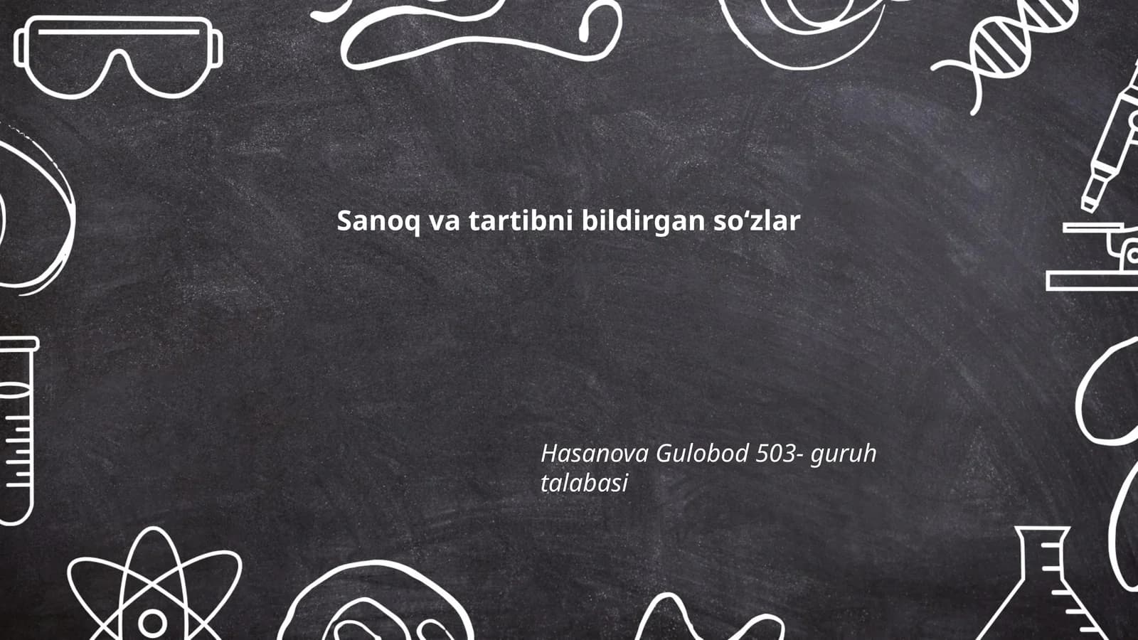 Asosiy (kardinal) sanoq sonlari
