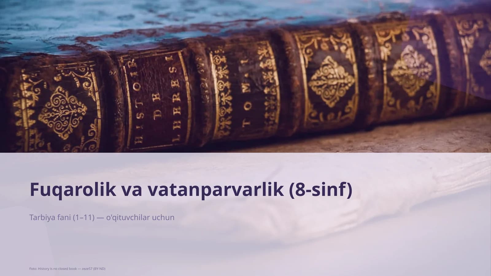 Fuqarolik va vatanparvarlik (8-sinf)