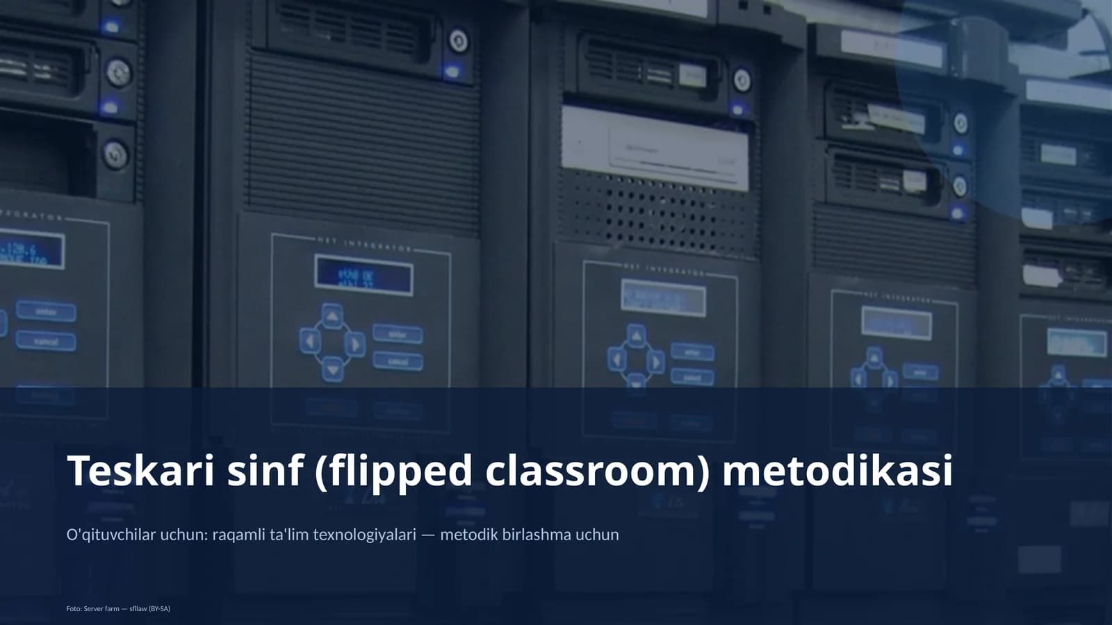 Teskari sinf (flipped classroom) metodikasi