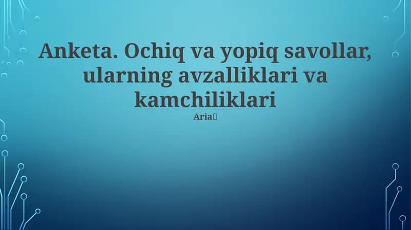 Anketa