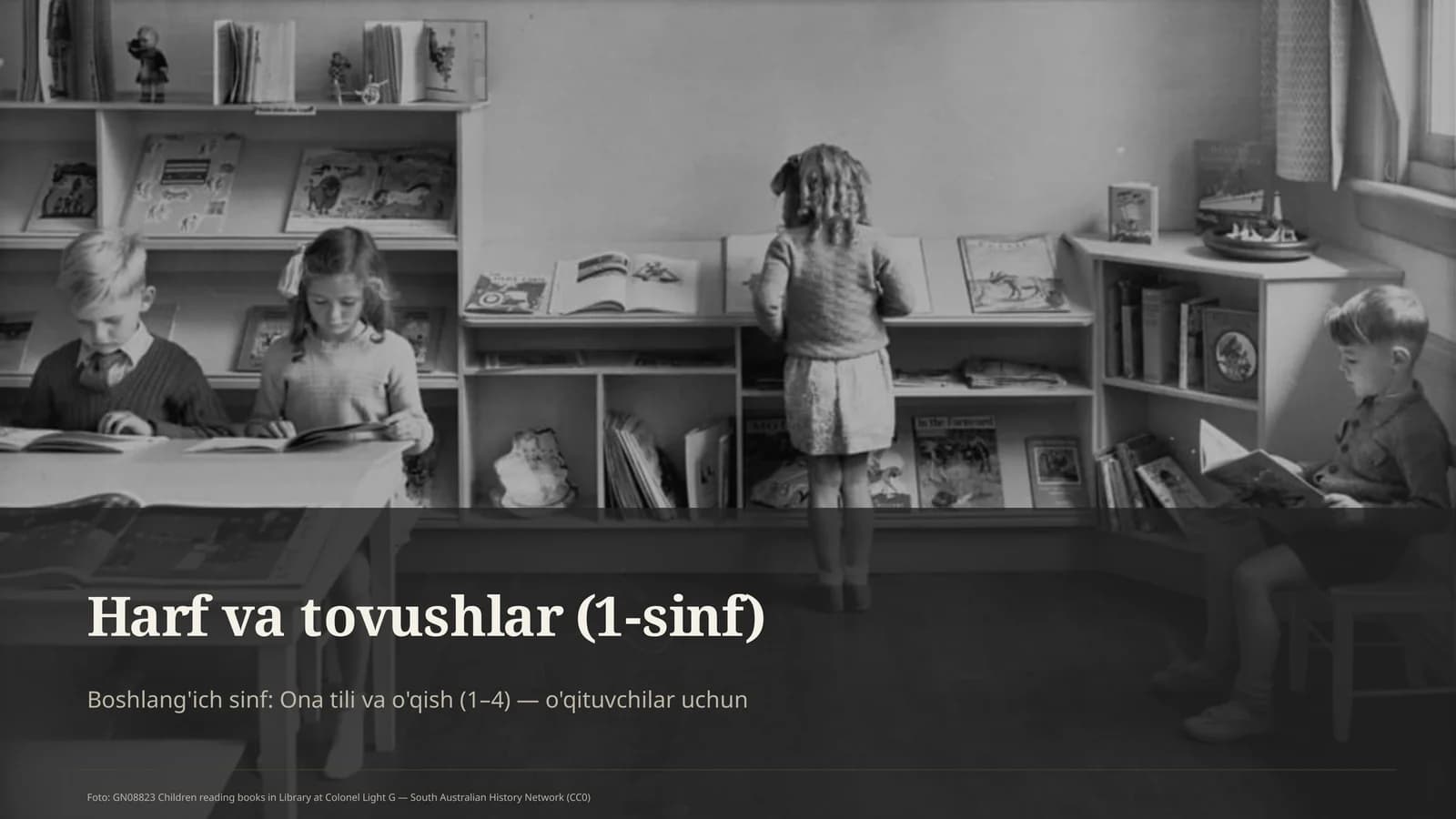 Harf va tovushlar (1-sinf)