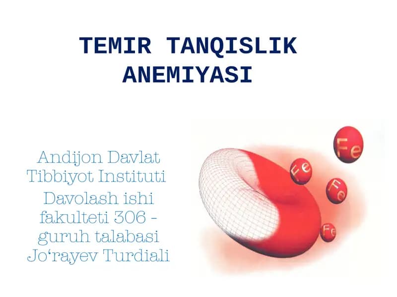 Temir tanqislik anemiyasi