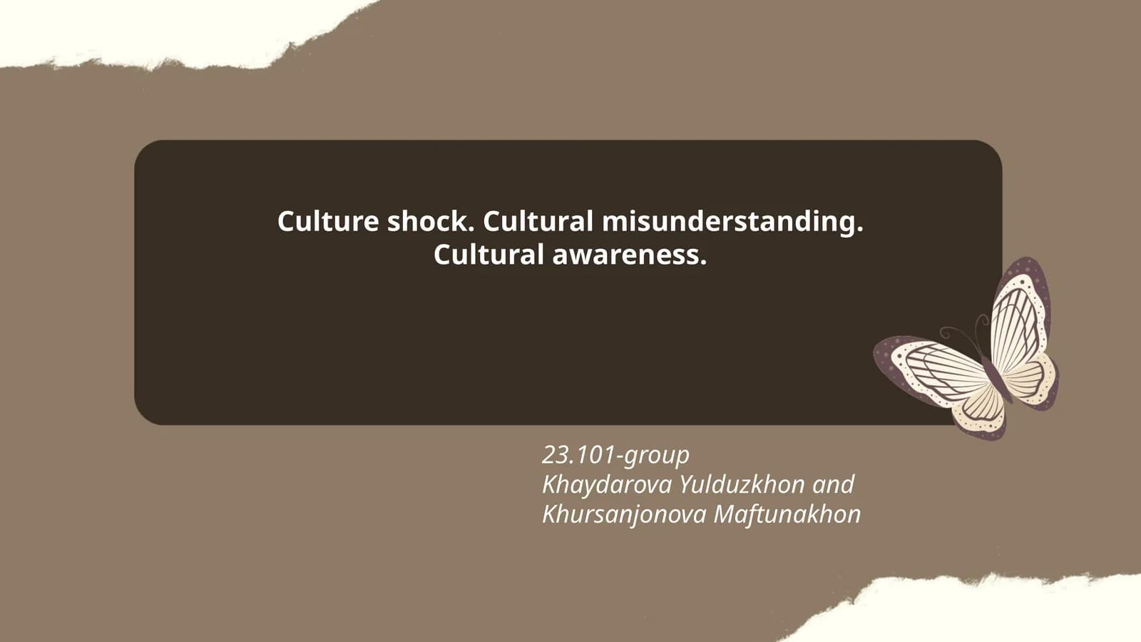 Cultural Awareness Training