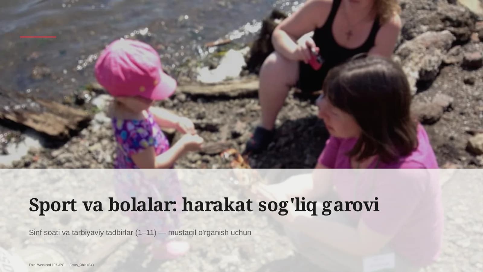 Sinf soati va tarbiyaviy tadbirlar